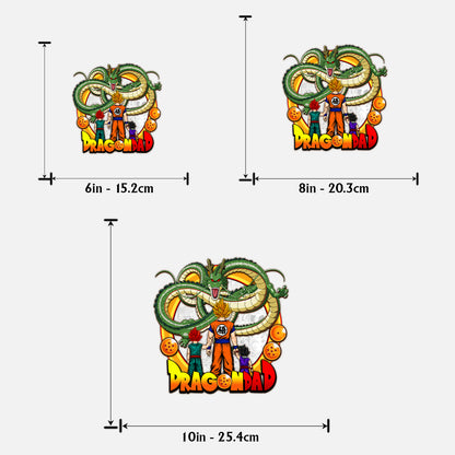 Dragon Dad - Personalized Father 2 Layered Wood Sign / Wood Plaque