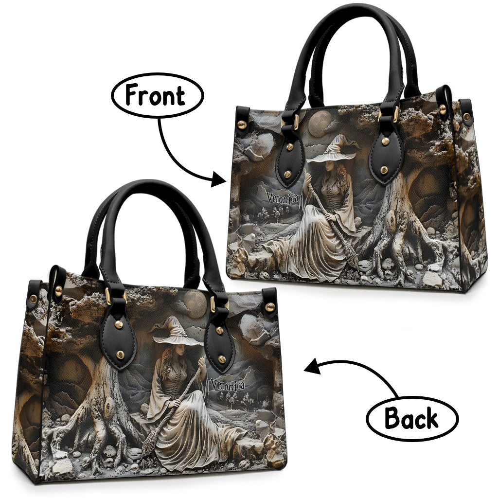 Beautiful Witch - Personalized Witch Leather Handbag