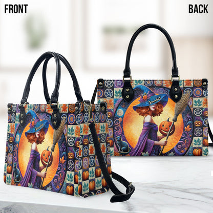 Beautiful Witch - Personalized Witch Leather Handbag