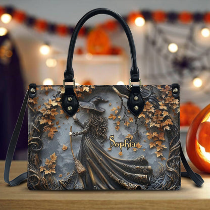 Beautiful Witch - Personalized Witch Leather Handbag