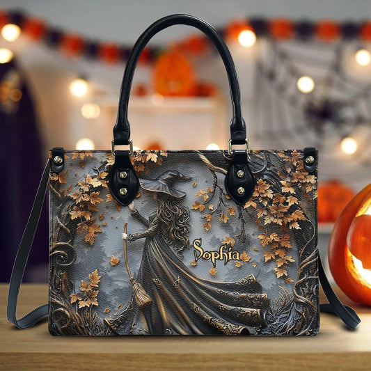 Beautiful Witch - Personalized Witch Leather Handbag