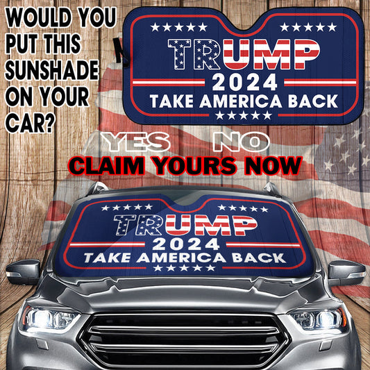 Take The Country Back - Car Sunshade