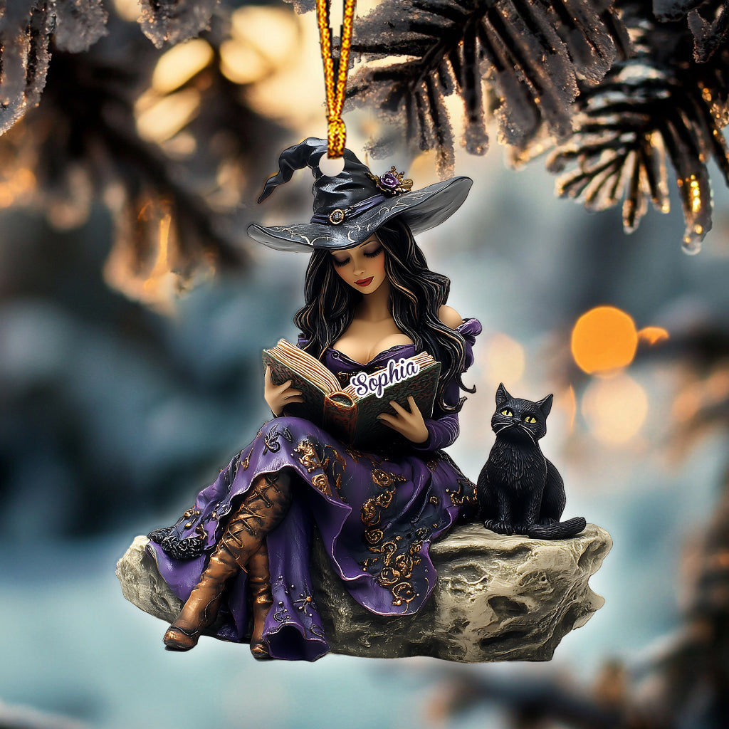 I'm Not A Bookworm I'm A Book Witch - Personalized Witch Ornament