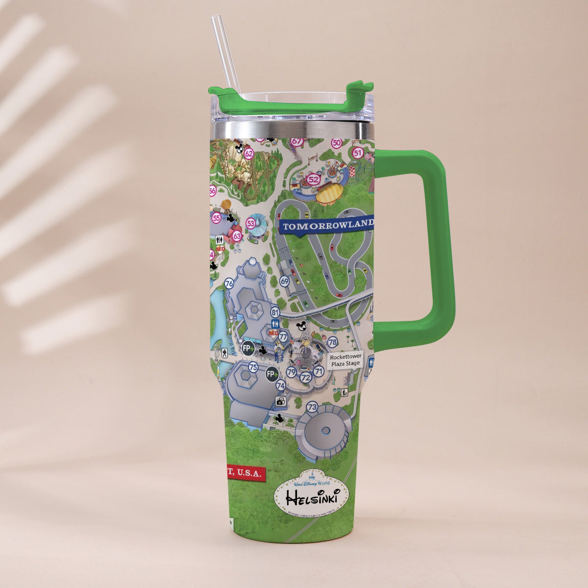 Magic Kingdom - Personalized Mouse Tumbler With Handle