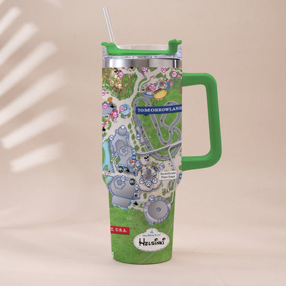 Magic Kingdom - Personalized Mouse Tumbler With Handle