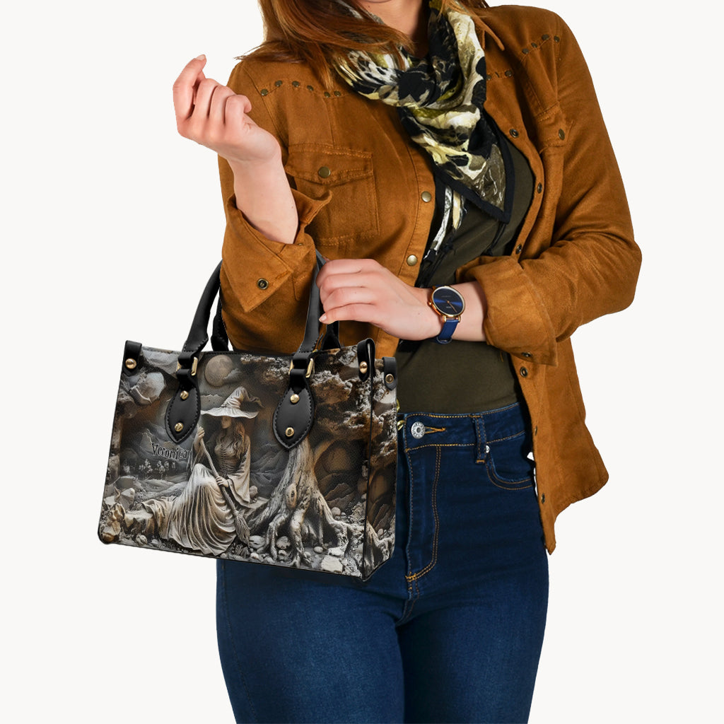 Beautiful Witch - Personalized Witch Leather Handbag