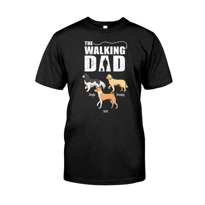 The Walking Dad - Personalized Dog T-shirt And Hoodie