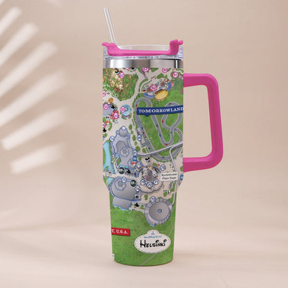Magic Kingdom - Personalized Mouse Tumbler With Handle
