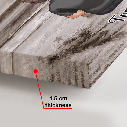 La Familia Para Siempre - Personalized Family Canvas And Poster