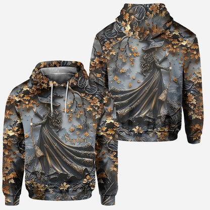 Beautiful Witch - Personalized Witch Hoodie and Leggings