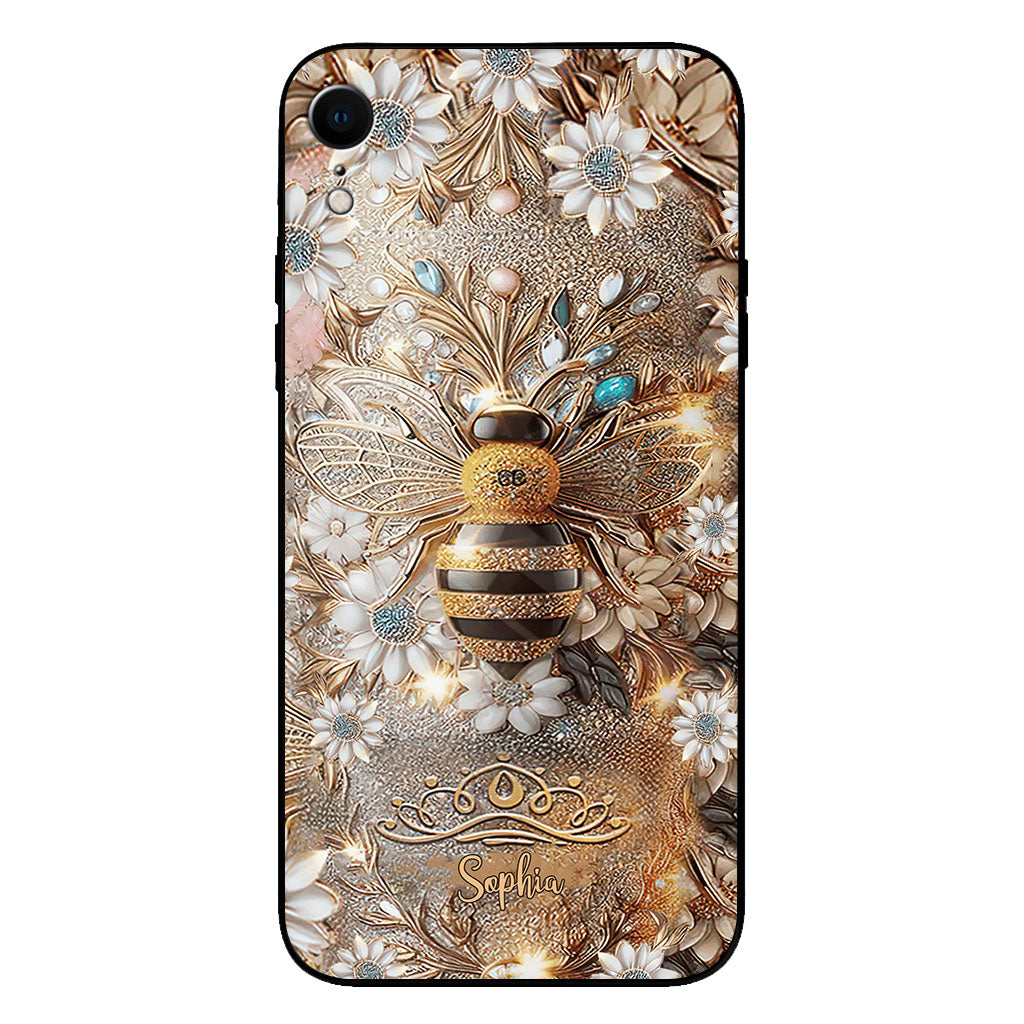Queen Bee - Personalized Bee Clear Phone Case