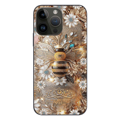 Queen Bee - Personalized Bee Clear Phone Case