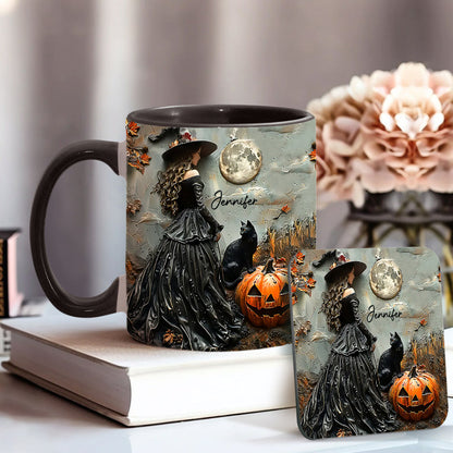Beautiful Witch - Personalized Witch Accent Mug