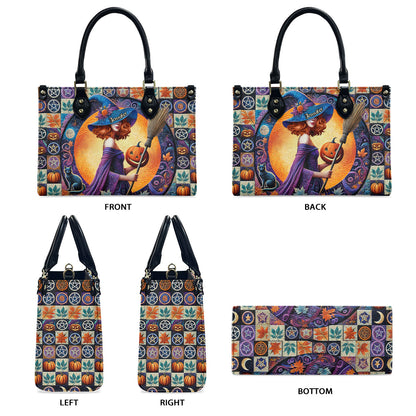 Beautiful Witch - Personalized Witch Leather Handbag