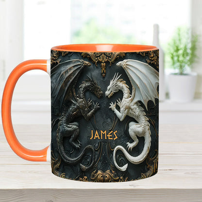 Love Dragons - Personalized Dragon Accent Mug