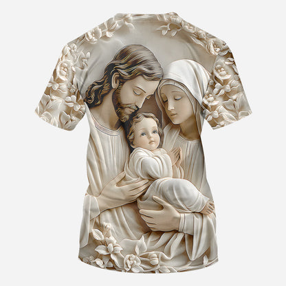 The Holy Family - Christian All Over Shirt