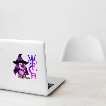 The Witch Is In - Personalized Witch Decal Die Cut