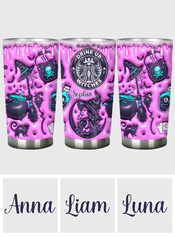 Drink Up Witches - Personalized Witch Tumbler