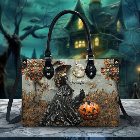 Beautiful Witch - Personalized Witch Leather Handbag