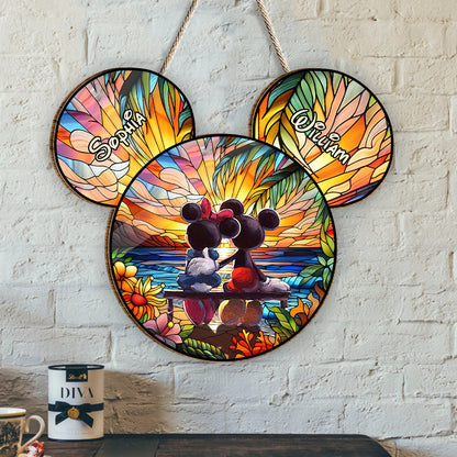 You And Me We Got This - Personalized Mouse Custom Shaped Wood Sign