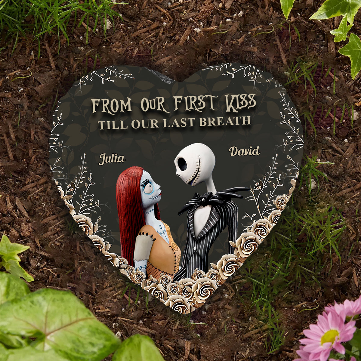 I See Your Scars - Personalized Nightmare Heart Shaped Stone