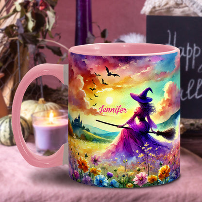 Beautiful Witch - Personalized Witch Accent Mug
