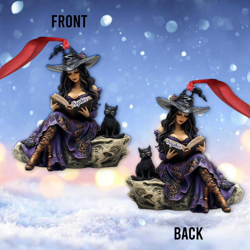 I'm Not A Bookworm I'm A Book Witch - Personalized Witch Ornament