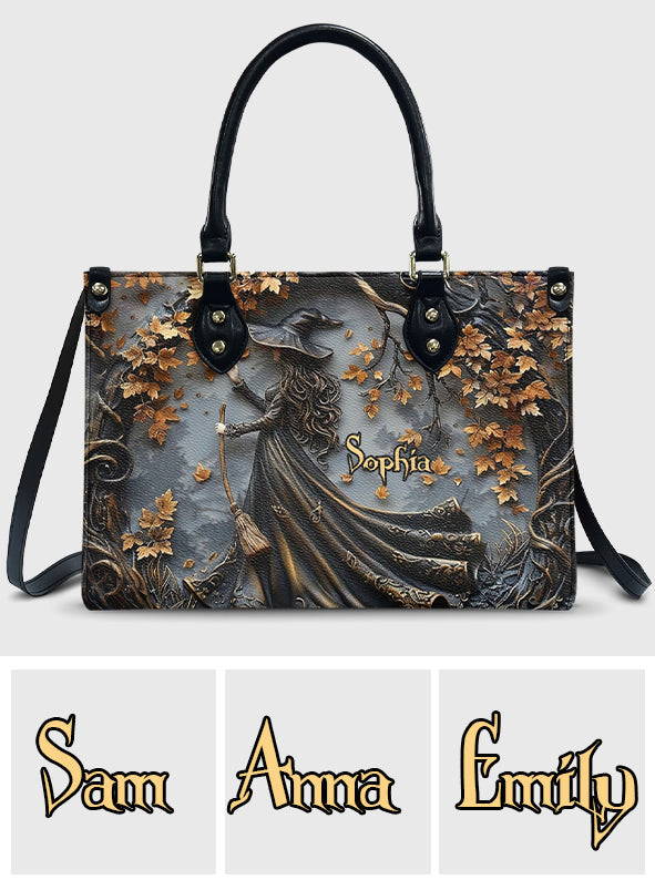 Beautiful Witch - Personalized Witch Leather Handbag