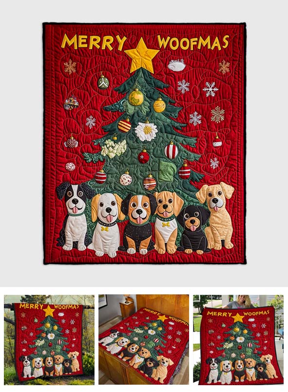 Merry Woofmas - Dog Quilt