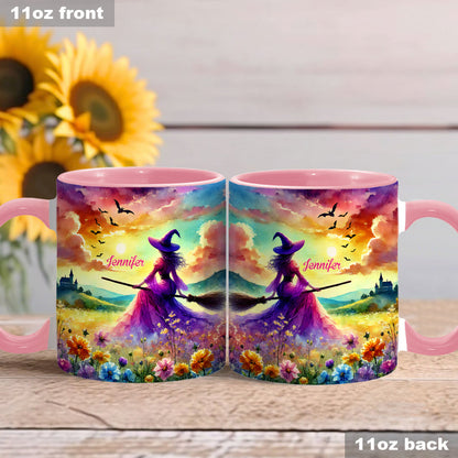 Beautiful Witch - Personalized Witch Accent Mug