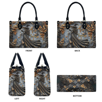 Beautiful Witch - Personalized Witch Leather Handbag