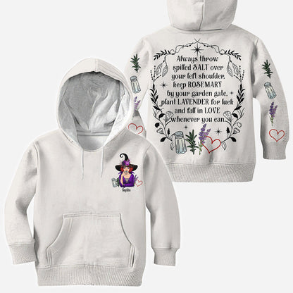 Practical Magic Salt Rosemary Lavender Love - Personalized Witch All Over Shirt