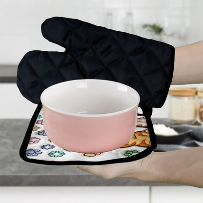 The Scret Ingredient Is Cat Hair - Personalized Cat Oven Mitts & Pot Holder Set
