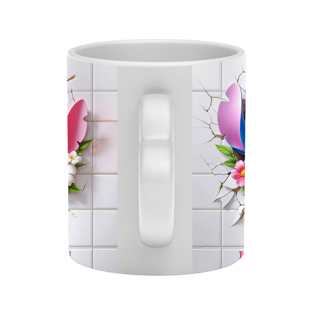 Love Ohana Forever - Personalized Ohana Heart Handle Mug