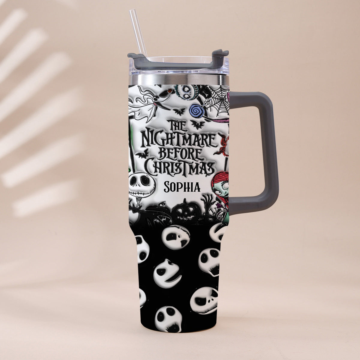 The Nightmare - Personalized Nightmare Tumbler With Handle
