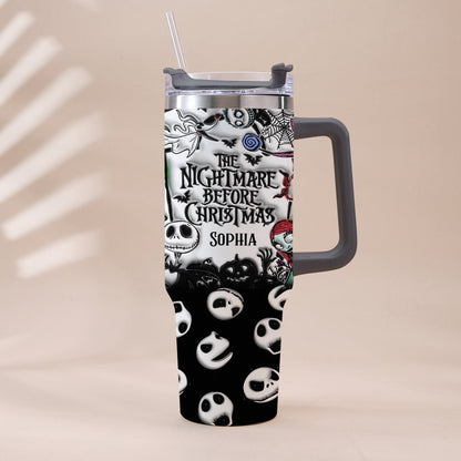 The Nightmare - Personalized Nightmare Tumbler With Handle