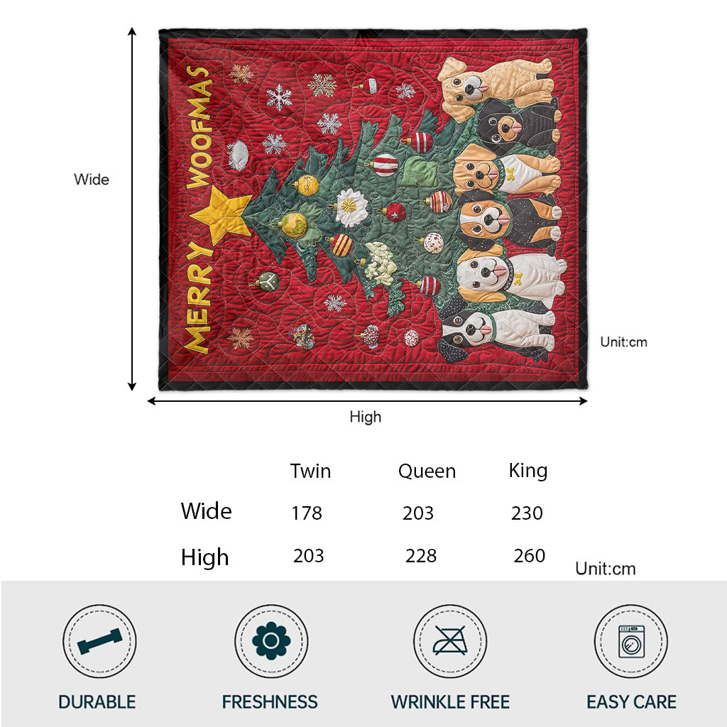 Merry Woofmas - Dog Quilt