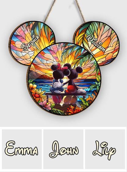 You And Me We Got This - Personalized Mouse Custom Shaped Wood Sign