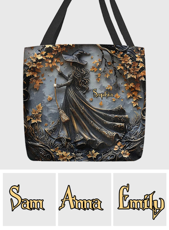 Beautiful Witch - Personalized Witch Tote Bag