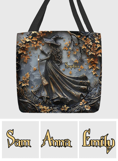 Beautiful Witch - Personalized Witch Tote Bag