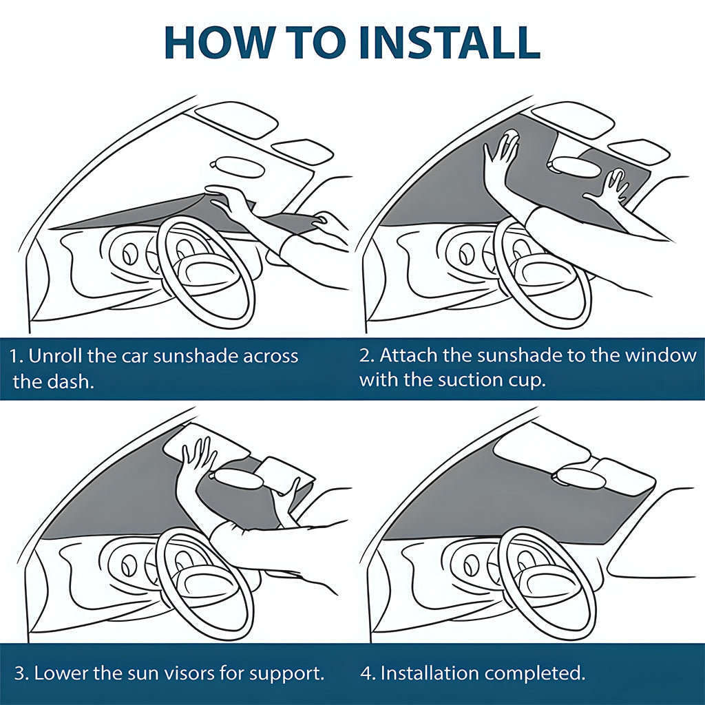 A Girl, Her Dog, Her Jeep - Personalized Dog Car Sunshade