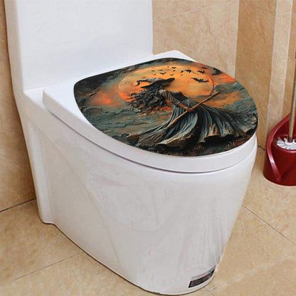 Beautiful Witch Witch Bathroom Curtain & Mats Set