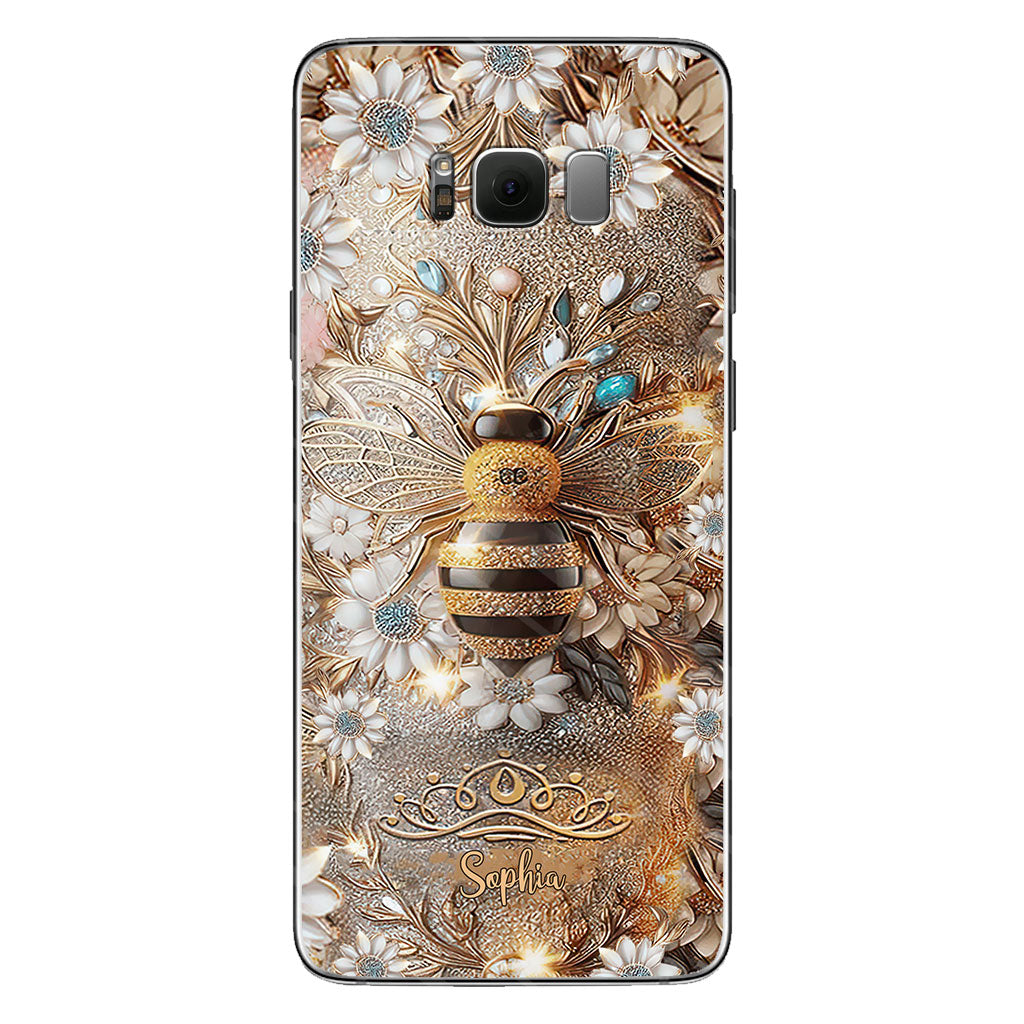 Queen Bee - Personalized Bee Clear Phone Case