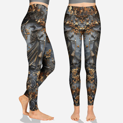 Beautiful Witch - Personalized Witch Hoodie and Leggings