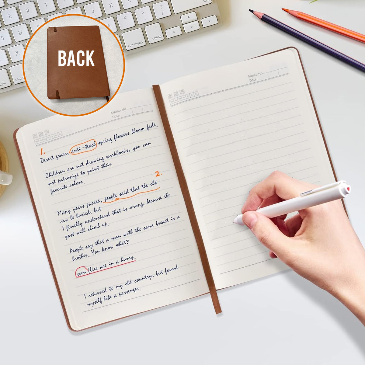 Mystical Witch Ancient Roses - Personalized Witch Leather Journal