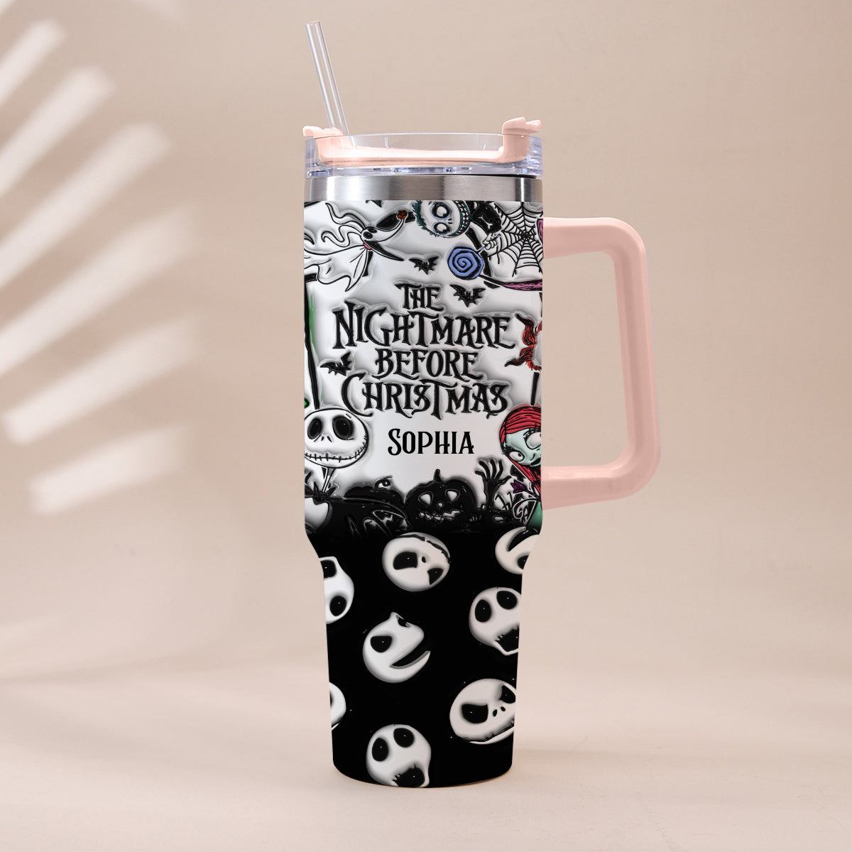 The Nightmare - Personalized Nightmare Tumbler With Handle