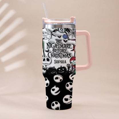 The Nightmare - Personalized Nightmare Tumbler With Handle