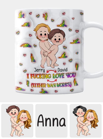 I Love You - Personalized LGBT Support Mug