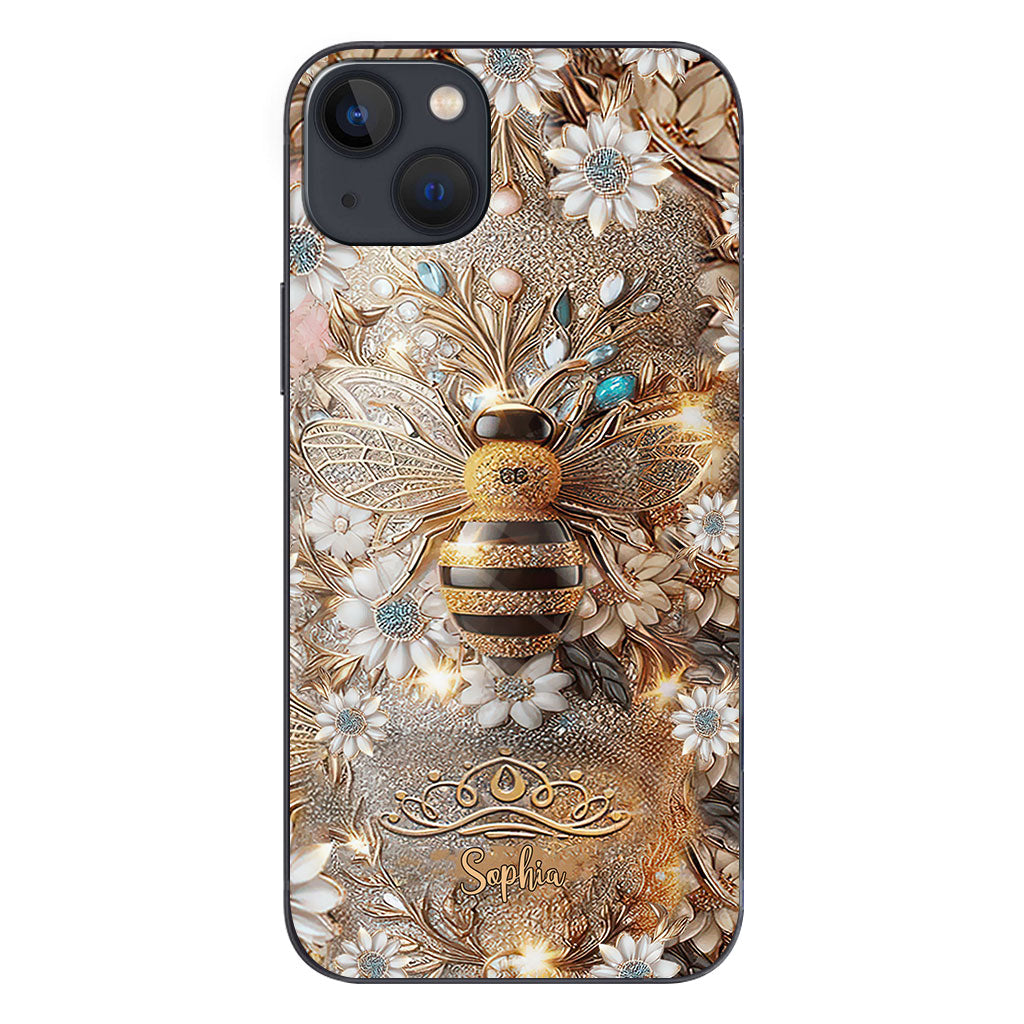 Queen Bee - Personalized Bee Clear Phone Case