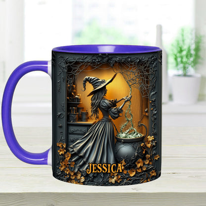 Beautiful Witch - Personalized Witch Accent Mug